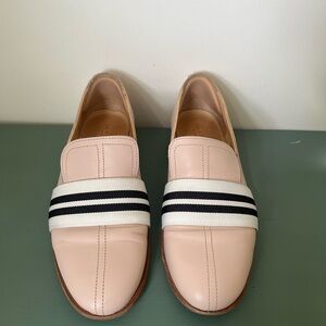 Rag & Bone Woman’s Pale Pink Loafers with Striped Band Size 5.5